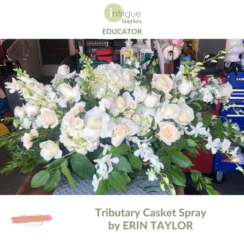 Tributary Casket Spray for Open Casket