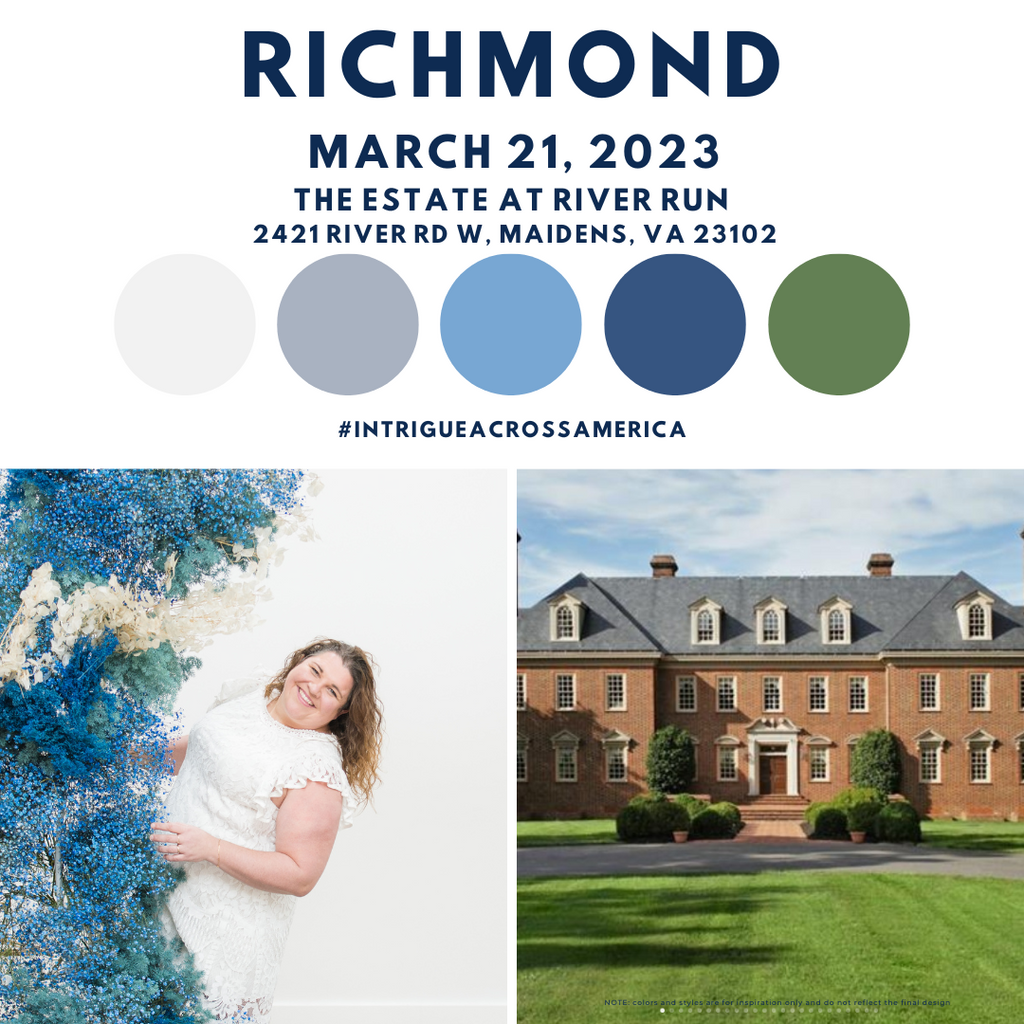 Luxury Wedding Design Workshop - 2023 Tour - RICHMOND