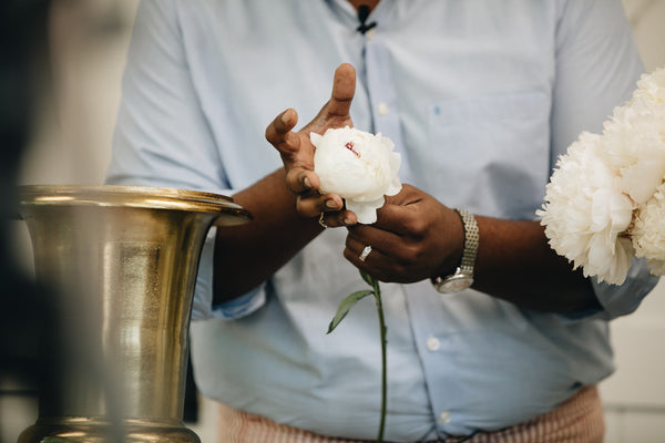Lush Peony Statement Centerpiece