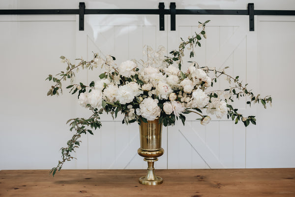 Lush Peony Statement Centerpiece