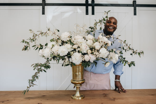 Lush Peony Statement Centerpiece