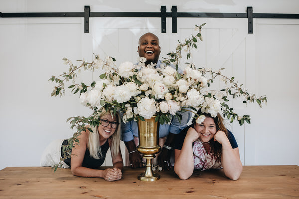 Lush Peony Statement Centerpiece