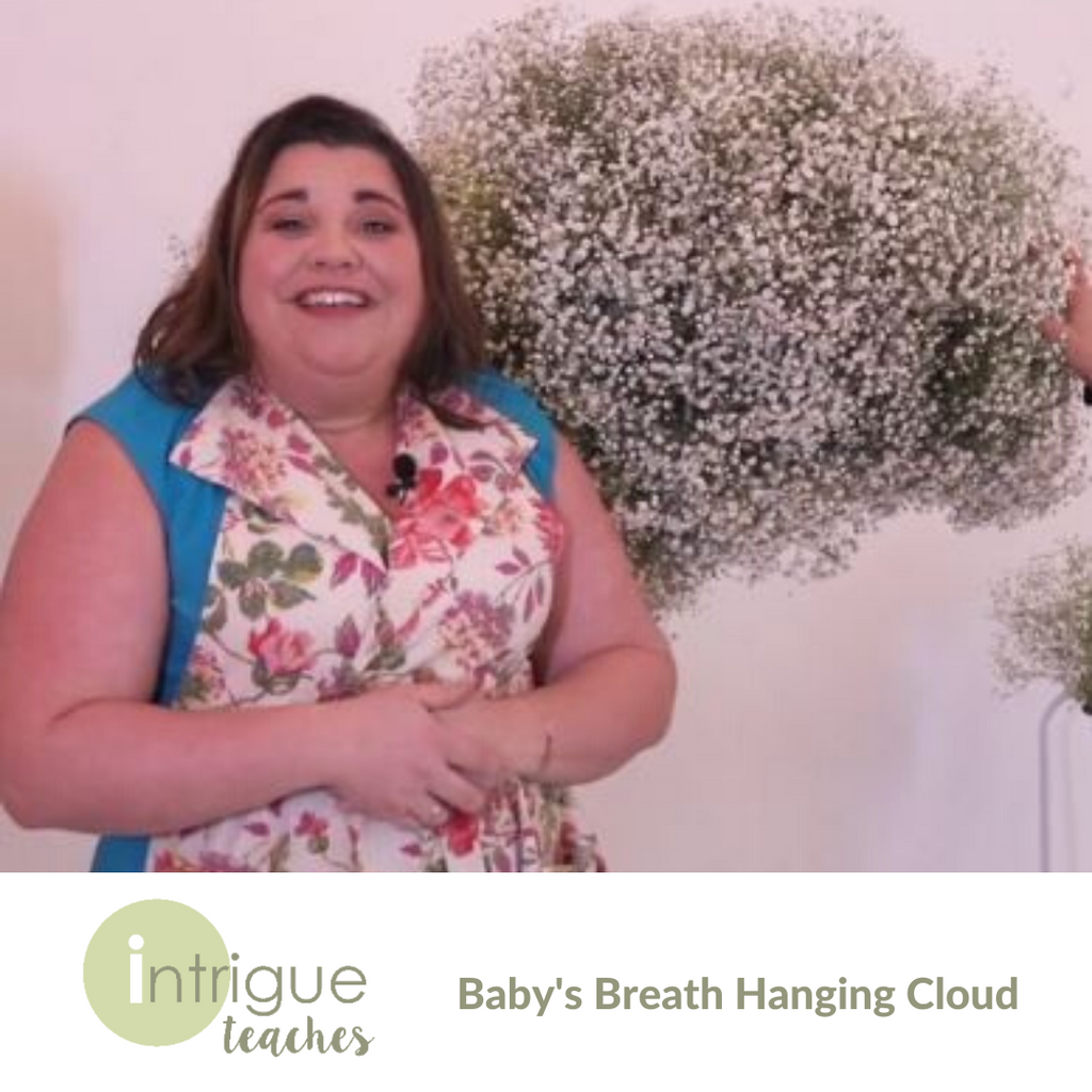 Baby's Breath Hanging Cloud Installation
