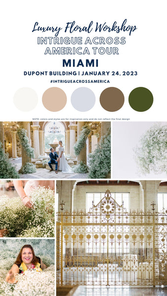 Luxury Wedding Design Workshop - 2023 Tour (VIP)
