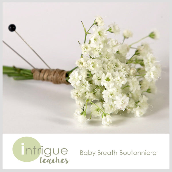 Baby's Breath Boutonniere