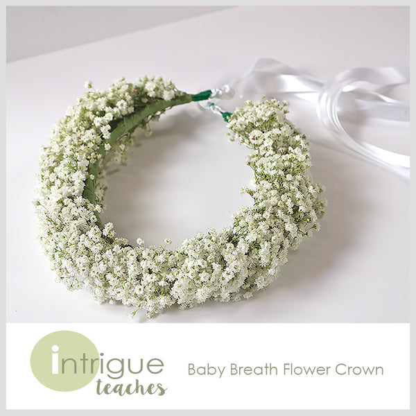 Baby's Breath Flower Crown