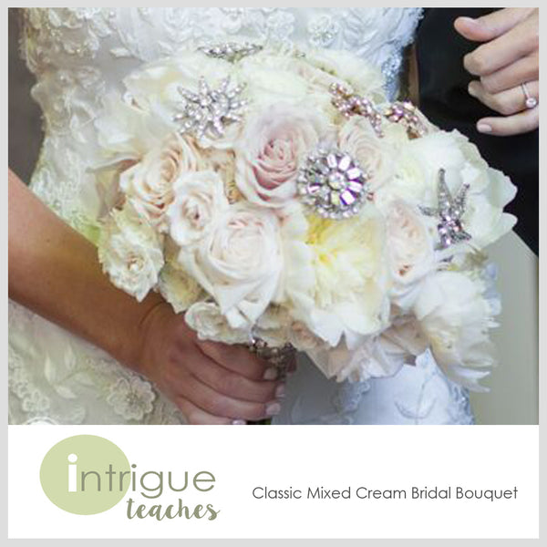 Classic Mixed Cream Bridal Bouquet