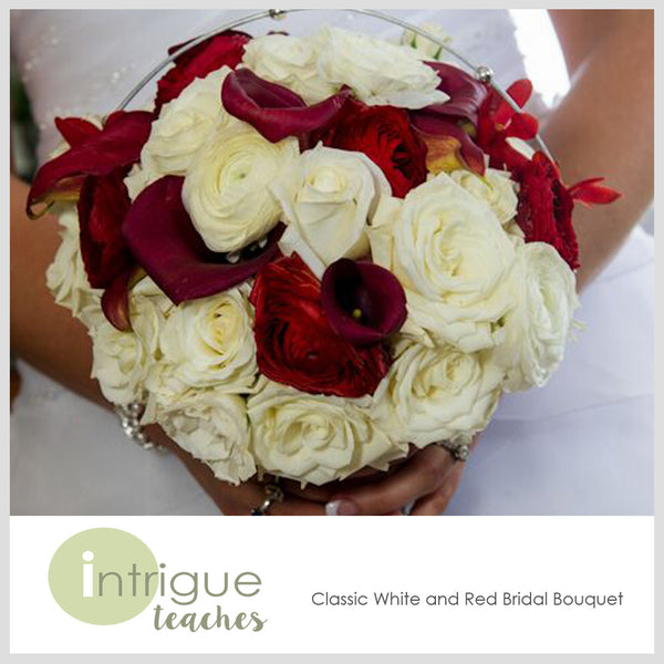 Classic White & Red Bouquet