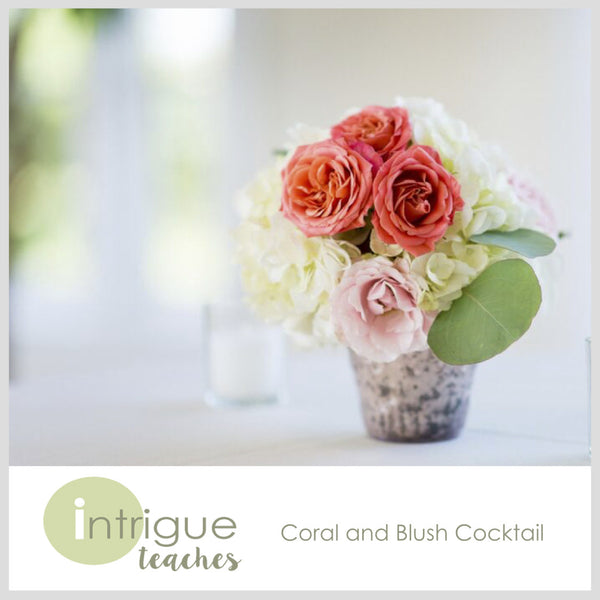 Coral and Blush Cocktail