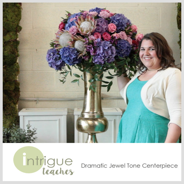Dramatic Jewel Tone Centerpiece Video Tutorial