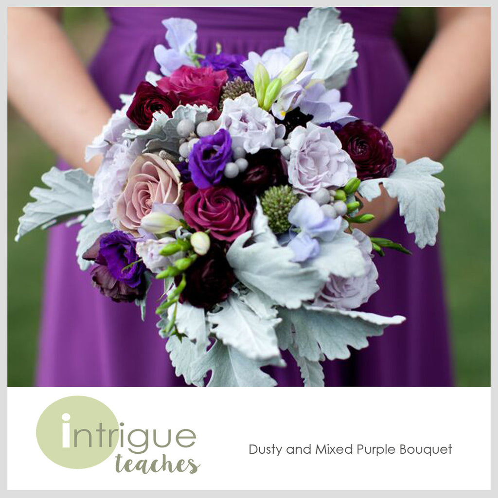 Dusty & Mixed Purple Bouquet