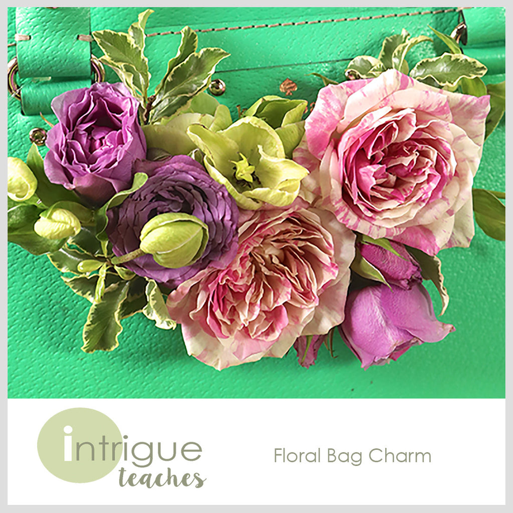 Floral Bag Charm