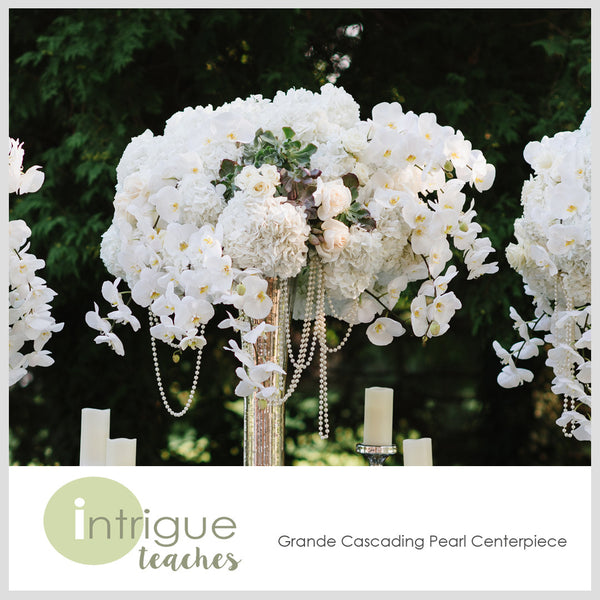 Grande Cascading Pearl Centerpiece
