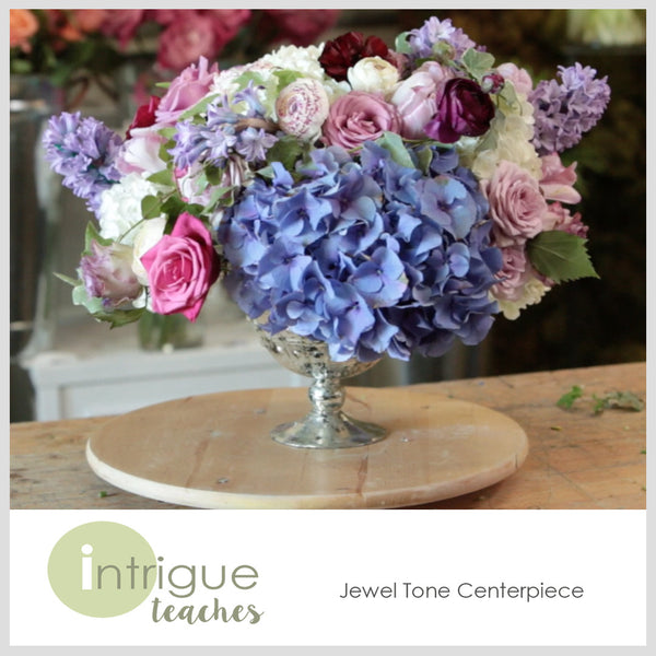 Jewel Tone Centerpiece
