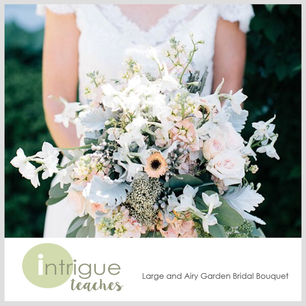 Large & Airy Garden Bridal Bouquet
