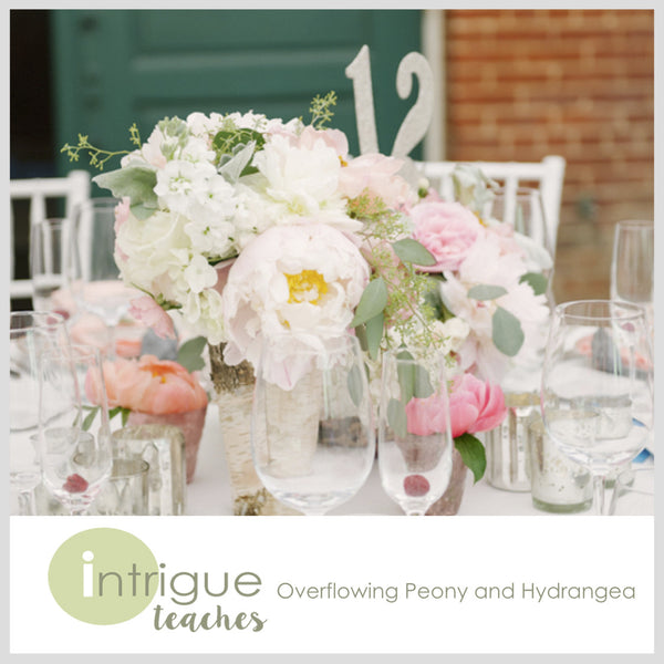Overflowing Peony and Hydrangea