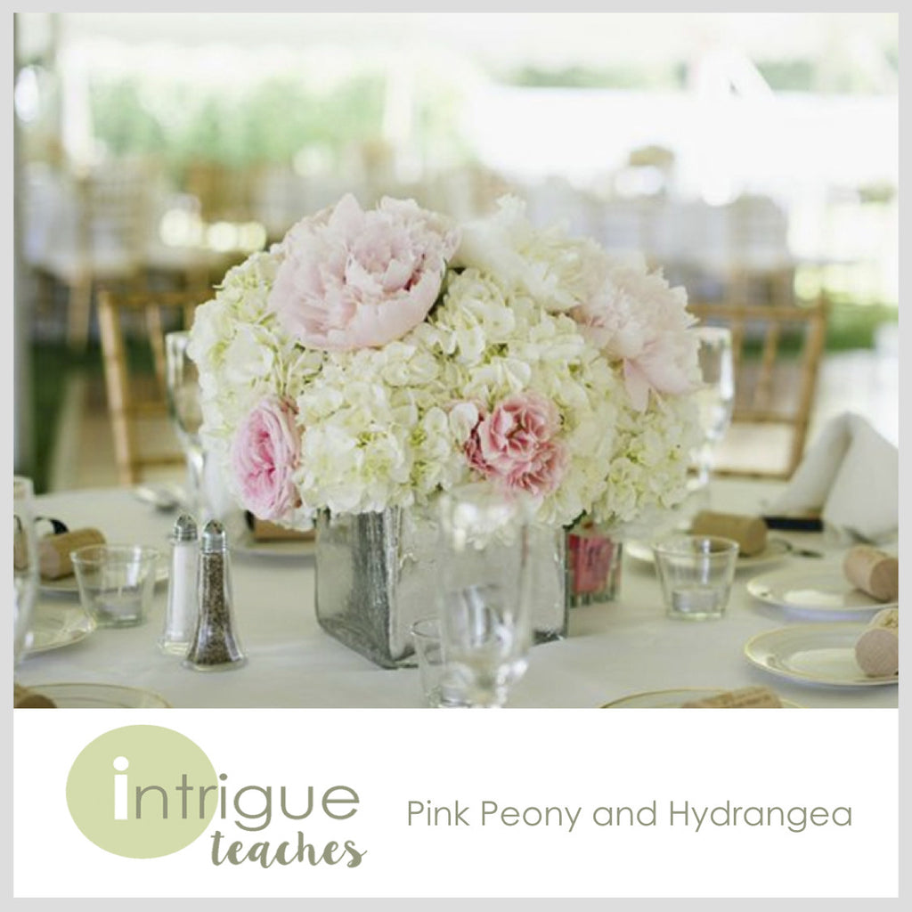 Pink Peony and Hydrangea