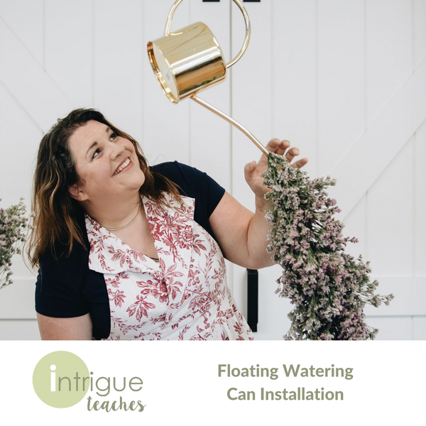 Floating Watering Can Installation Video Tutorial