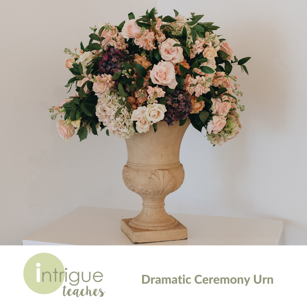 Dramatic Ceremony Urn Centerpiece