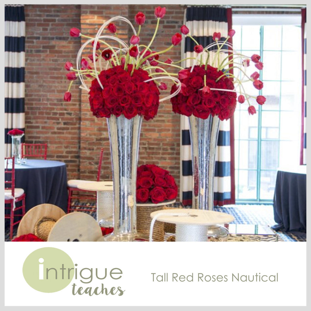 Tall Red Roses Nautical