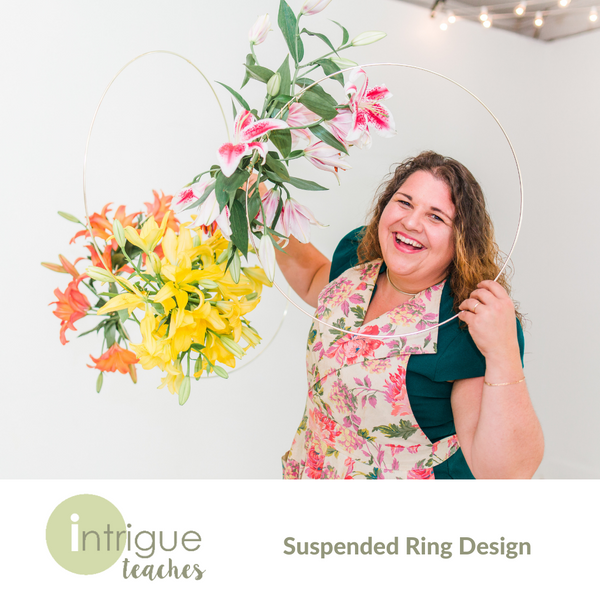 Suspended Lily Ring Installation